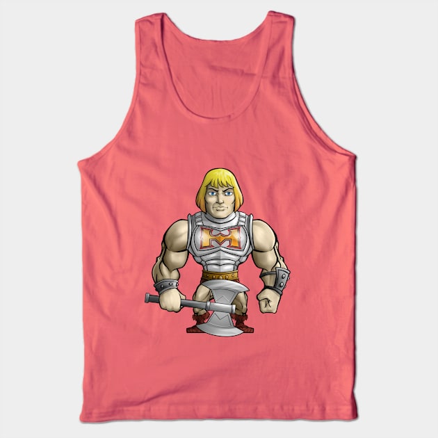 Battle Armor He-Man Tank Top by EMBoyd ART